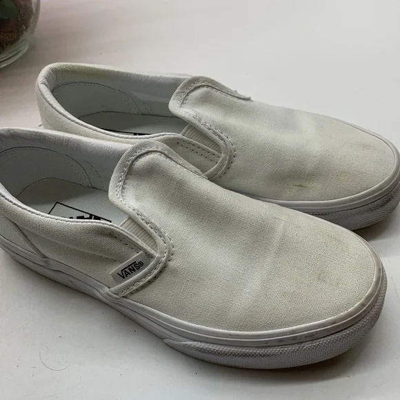 Vans off The Wall White slip on loafer Sz 1.5 - Picture 2 of 9